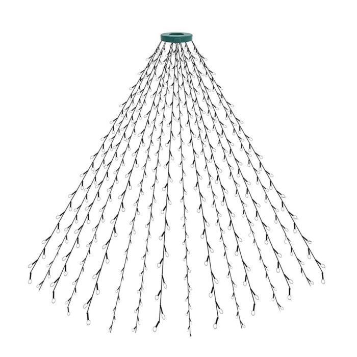 Розумна гірлянда Smart 200 LED довжина 2 м з керуванням зі смартфона прозора, мультиколор 1733042W