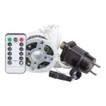 Гірлянда роса на пульті 50 метрів на 500 led світлодіодів крапля на зеленому дроті біла 500L50MGW