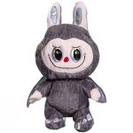 М'яка іграшка-плед, подушка 3 в 1 Labubu Brown Dragon плед в іграшці дитячий плед іграшка Лабубу Сірий 520-29G