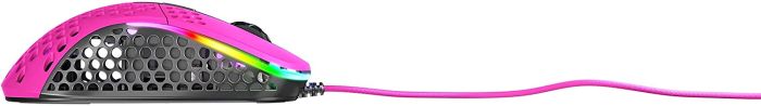 Миша Xtrfy M4, USB-A, RGB, рожевий