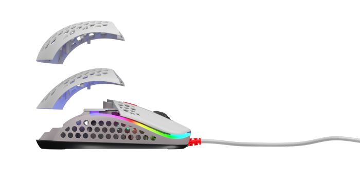 Миша Xtrfy M42, USB-A, RGB,  Retro