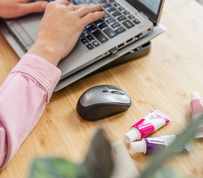 Мышь Trust Yvi+ Silent ECO, WL, Чорний