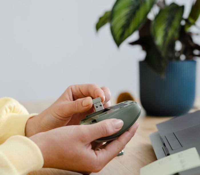 Mouse Trust Yvi+ Silent ECO, WL, Зелений