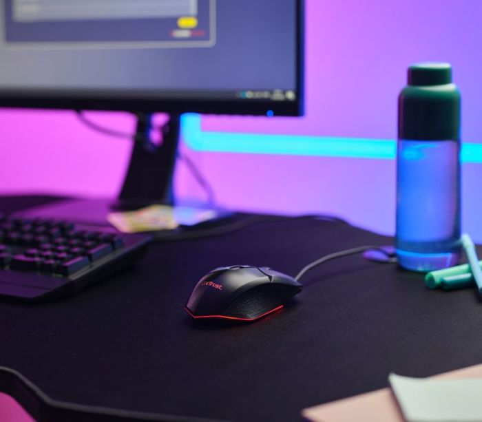 Миша Trust GXT 109 Felox, RGB, USB-A, чорний