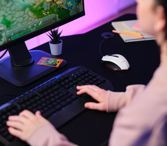 Mouse Trust GXT 109 FELOX , RGB, USB-A, Білий