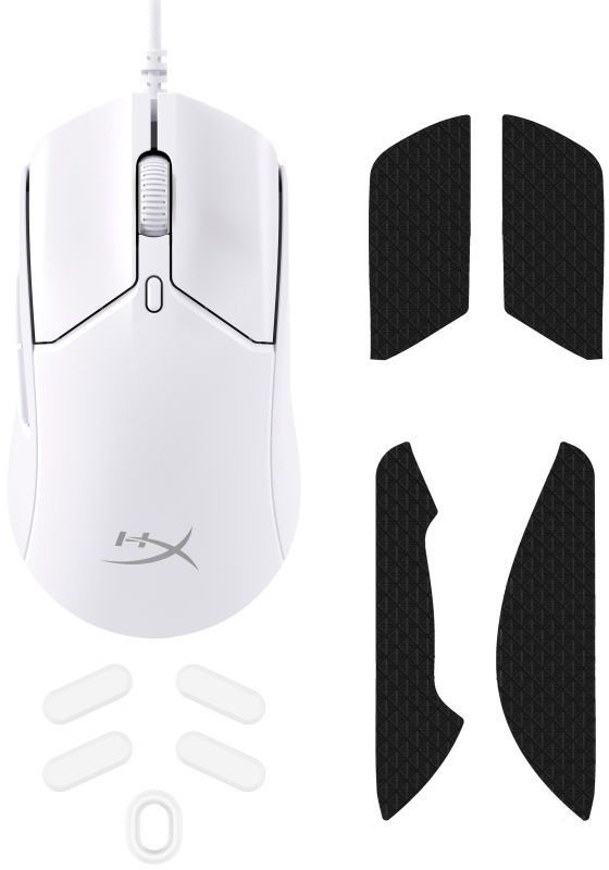 HyperX Mouse Pulsefire Haste 2, RGB, USB-A, USB, white