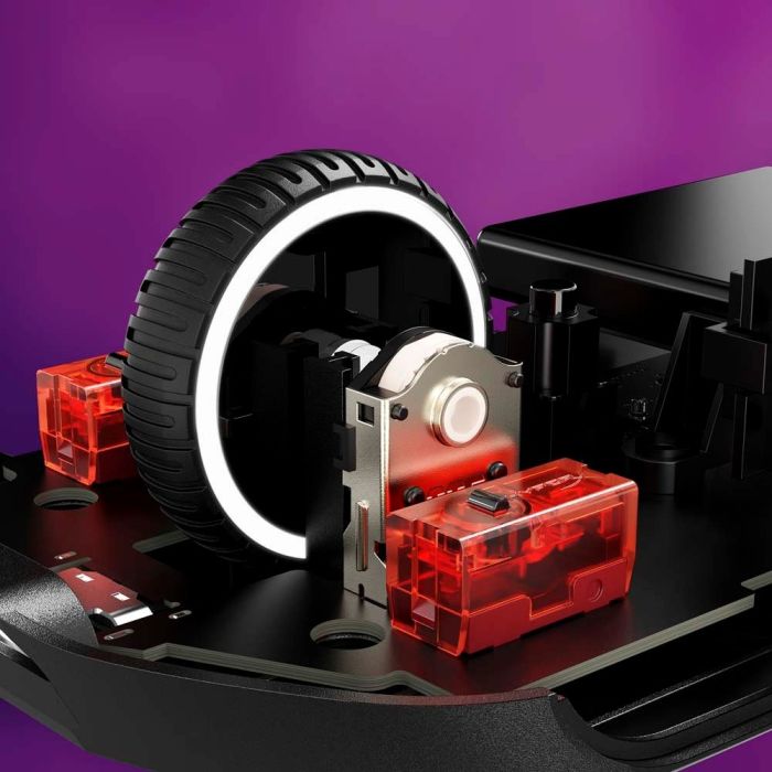 Мишь HyperX Pulsefire Haste 2, RGB, USB-A/WL/BT, черный