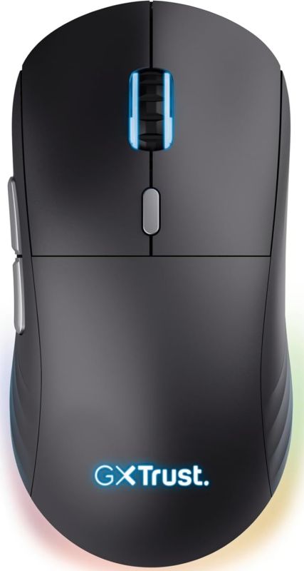 Мышь Trust GXT 926 REDEX II, WL/USB-A/USB-C, черный
