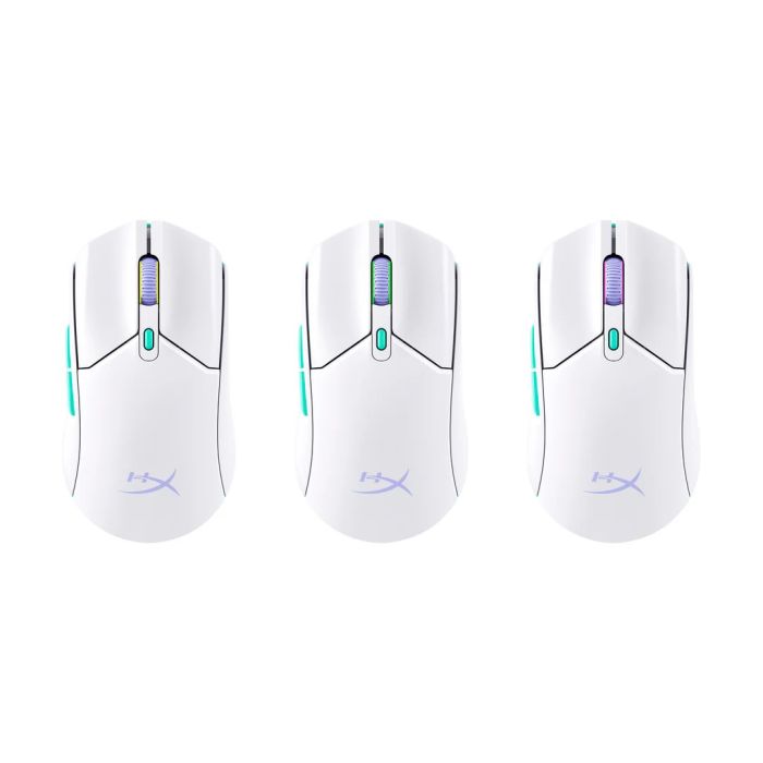 HyperX mouse Pulsefire Haste 2 Core, RGB, WL/BT, white