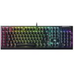 Клавіатура механічна Razer BlackWidow V4 X 110key, Green Switch, USB-A, EN/RU, RGB, чорний