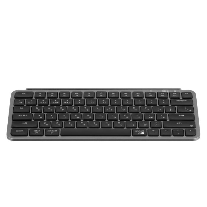 Клавіатура мембрана Keychron B1 Pro, USB/WL/BT, space gray