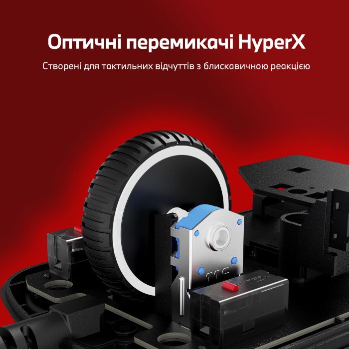 Миша HyperX Pulsefire SAGA, RGB, USB-A, чорний