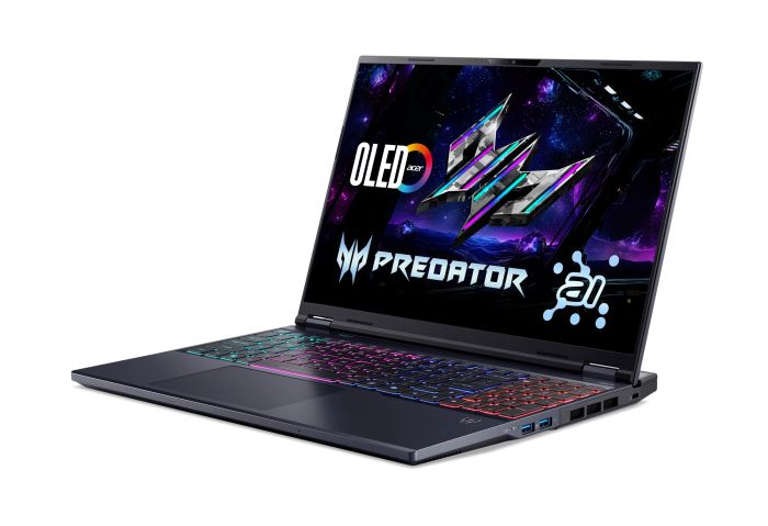 Ноутбук Acer Predator Helios Neo 16 PHN16-73 16" WQXGA, Intel U9-275HX, 32GB, F1TB, NVD5070Ti-12, Lin