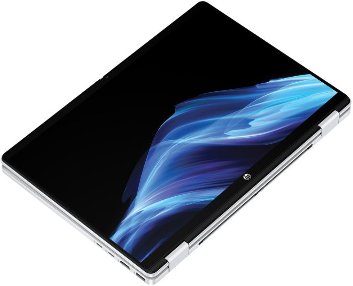 Ноутбук HP OmniBook 5 Flip x360 14" WUXGA IPS Touch, Intel 5-120U, 16GB, F512GB, UMA, DOS, сріблястий