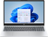 Ноутбук HP OmniBook 3 15-fn0006ua 15.6" FHD IPS AG, AMD AI 5 340, 24GB, F1TB, UMA, Win11, сріблястий