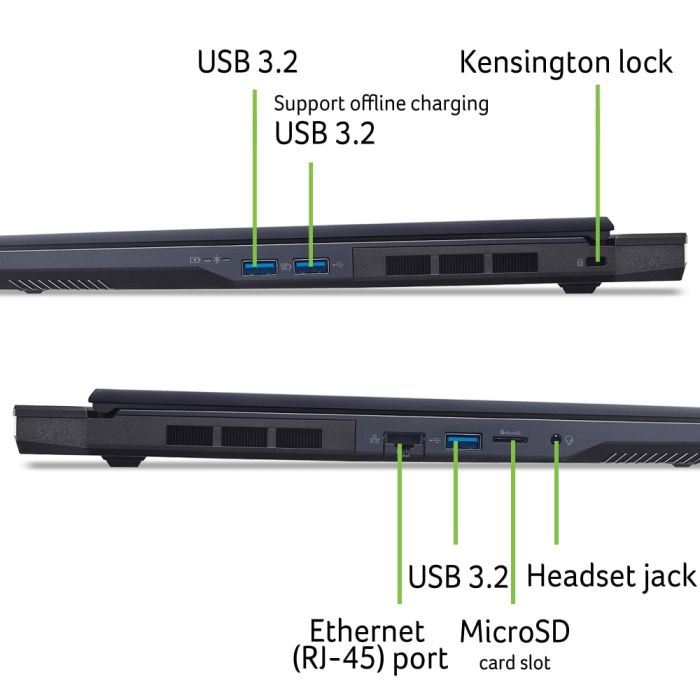 Acer Notebook Predator Helios Neo 16 PHN16-73 16" WQXGA IPS, Intel U9-275HX, 32GB, F1TB, NVD5060-8, Lin, black