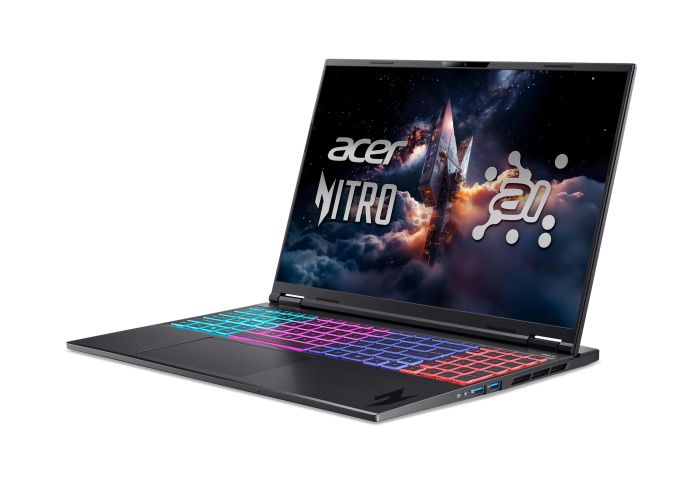 Ноутбук Acer Nitro 16S AN16S-61 16" WQXGA IPS, AMD R9-365, 32GB, F2TB, NVD5070-8, Lin, чорний
