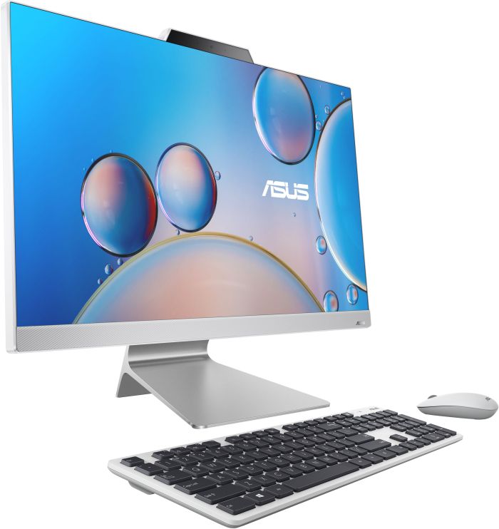 Комп'ютер персональний моноблок ASUS M3702WFAT-WPF0030 27" FHD AG Touch, AMD R5-7520U, 8GB, F1TB, UMA, WiFi, кл+м, NoOS, білий