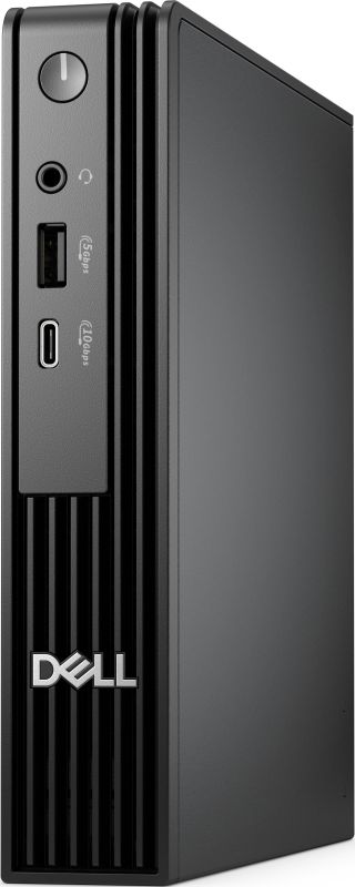 Комп'ютер персональний неттоп DELL Pro Micro, Intel i3-14100T, 16GB, F512GB, UMA, WiFi, кл+м, Lin