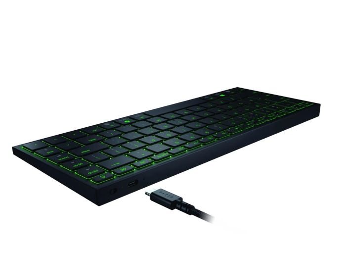 Клавіатура Razer Joro Ultra Low-Profile, 86key, BT, EN, RGB, чорний