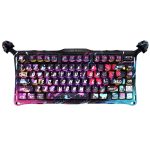 Клавіатура механічна GravaStar Mercury V75 Pro 80keys, Magnetic Jade Gaming, 8K, USB-A, RGB, Neon Graffiti