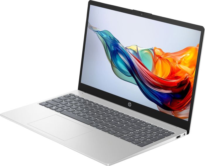 Ноутбук HP 15-fc0313ua 15.6" FHD IPS AG, AMD R7-7730U, 32GB, F1TB, UMA, DOS, сріблястий