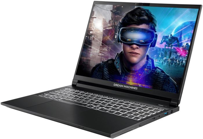Ноутбук Dream Machines RT5070-15 15.6FHD+ IPS, AMD AI 9 HX 370, 32GB, F2TB, NVD5070-8, DOS, черный