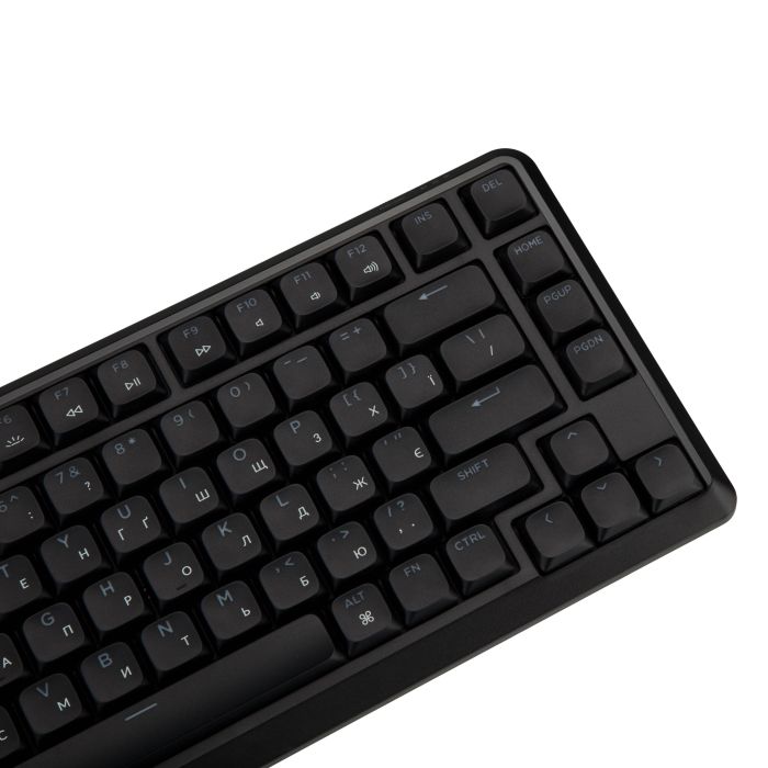 Клавіатура механічна Keychron J1 82Key, K pro Banana, WL/BT/USB-A, QMK, Hot-swap, EN/UKR, RGB, чорний