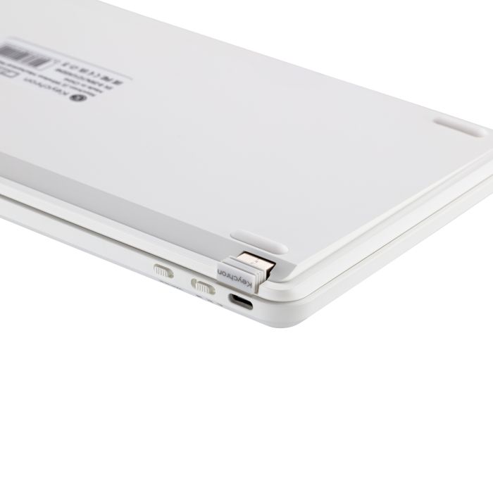 Клавіатура механічна Keychron J1 82Key, K pro Brown, WL/BT/USB-A, QMK, Hot-swap, EN/UKR, RGB, білий