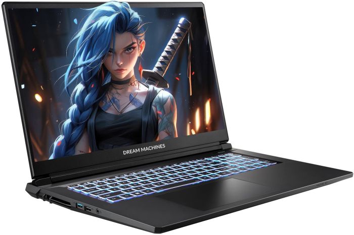 Ноутбук Dream Machines RG5050-17 17.3FHD IPS, Intel i7-13620H, 32GB, F2TB, NVD5050-8, DOS, черный