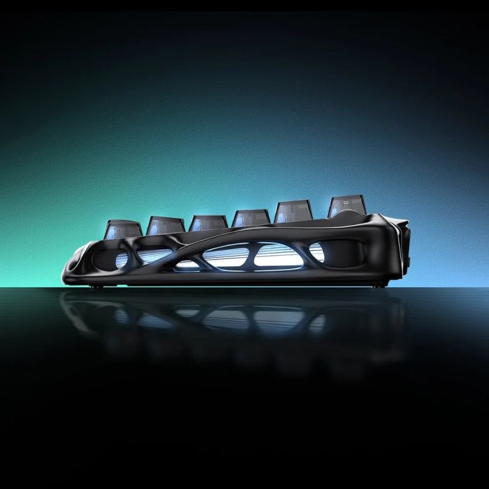 Клавіатура механічна GravaStar Mercury V75 80keys, Magnetic Jade Pro, 8K, USB-A, RGB, Stealth Black