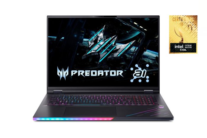 Acer Notebook Predator Helios 18 PH18-73 18" WQUXGA IPS, Intel U9-275HX, 64GB, F2TB, NVD5090-24, Lin, black