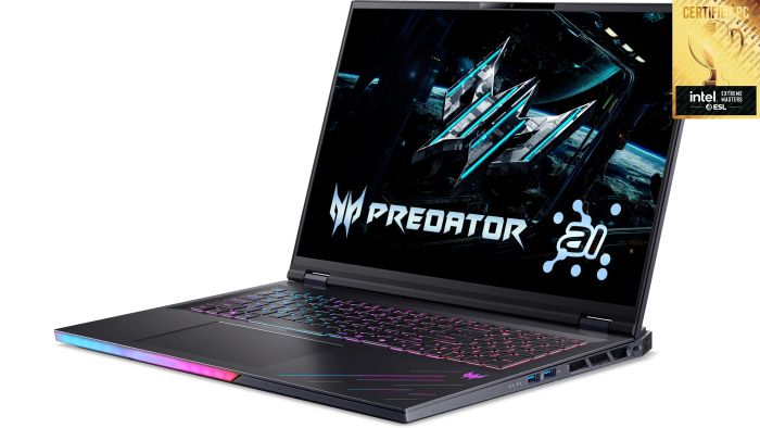 Acer Notebook Predator Helios 18 PH18-73 18" WQXGA IPS, Intel U9-275HX, 192GB, F5TB, NVD5080-16, Win11P