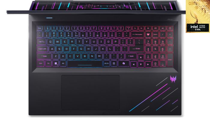 Ноутбук Acer Predator Helios 18 PH18-73 18" WQXGA IPS, Intel U9-275HX, 32GB, F1TB, NVD5080-16, Lin, чорний