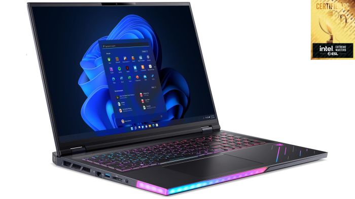 Ноутбук Acer Predator Helios 18 PH18-73 18" WQXGA IPS, Intel U9-275HX, 32GB, F1TB, NVD5080-16, Lin, чорний