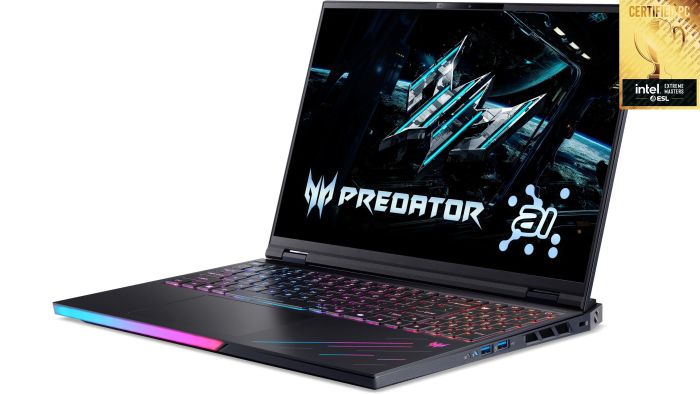 Acer Notebook Predator Helios 16 PH16-73 16" OLED, Intel U9-275HX, 64GB, F2TB, NVD5090-24, Win11P, black