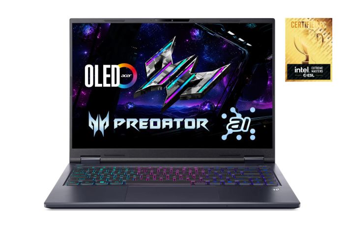 Ноутбук Acer Predator Helios Neo 14 PHN14-71 14.5" 2.8K OLED, Intel U9-285H, 32GB, F2TB, NVD5070-8, Lin, чорний