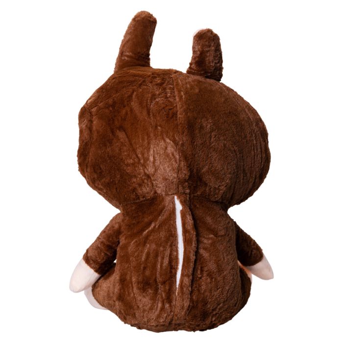 М'яка іграшка-плед, подушка 3 в 1 Лабубу 50 см Коричневий ТМ COLORFUL HOME LAB2BR