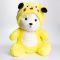 М'яка іграшка-плед, подушка 3 в 1 Ведмедик Тедді в костюмі Пікачу плед в іграшці 40×35×15 (см) дитячий плед іграшка Жовтий 520-2Y