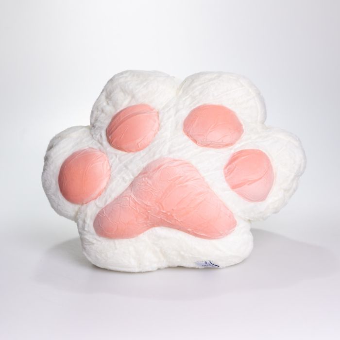 М'яка іграшка-подушка з пледом і муфтою Лапка 40×40×25 (см) іграшка плед 3 в 1 дитячий плюшевий плед Білий 520-18W