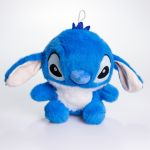 М'яка іграшка Стіч 20х15 (см) плюшева іграшка Ліло та Стіч Stitch для дітей на подарунок Синій 509-23BL