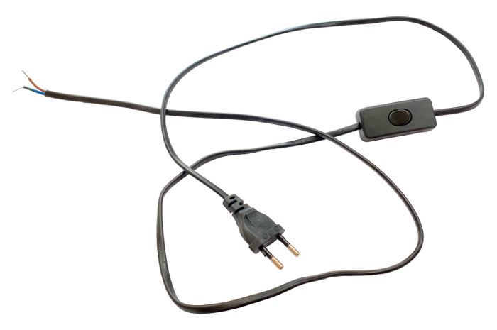 Кабель з вилкою Light 1.4м з перемикачем (Р-1045)