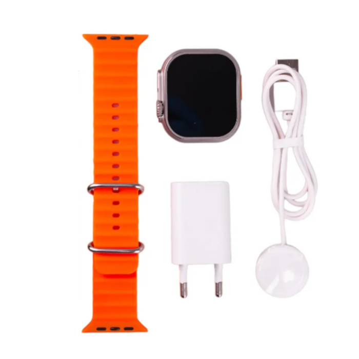 Смарт годинник водонепроникний розумний годинник з вимірюванням тиску, помаранчевий SWS8UO