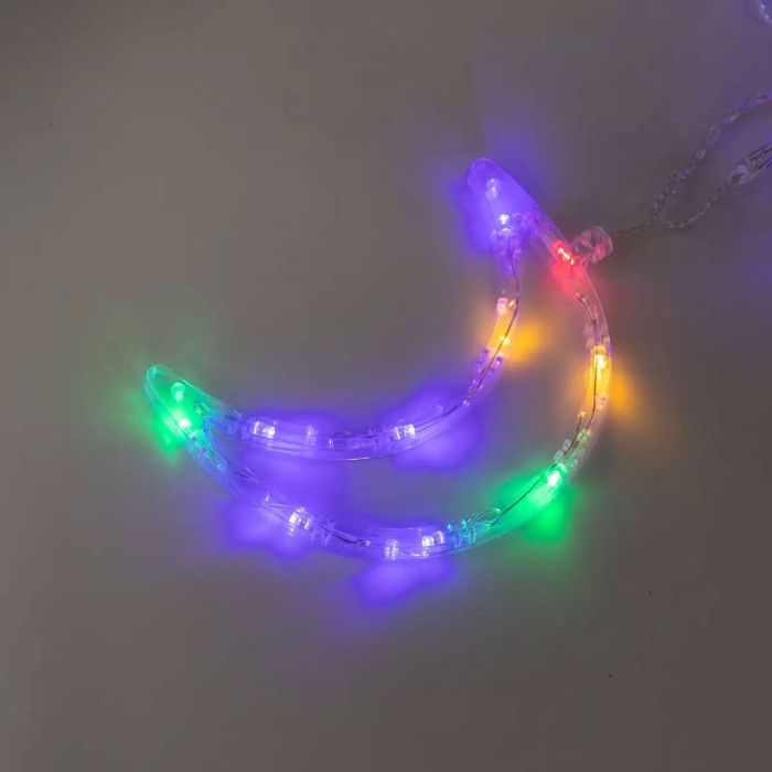 Електрична гірлянда Зірка штора 3 метри на вікно для фотозон мультиколор WYF11ML